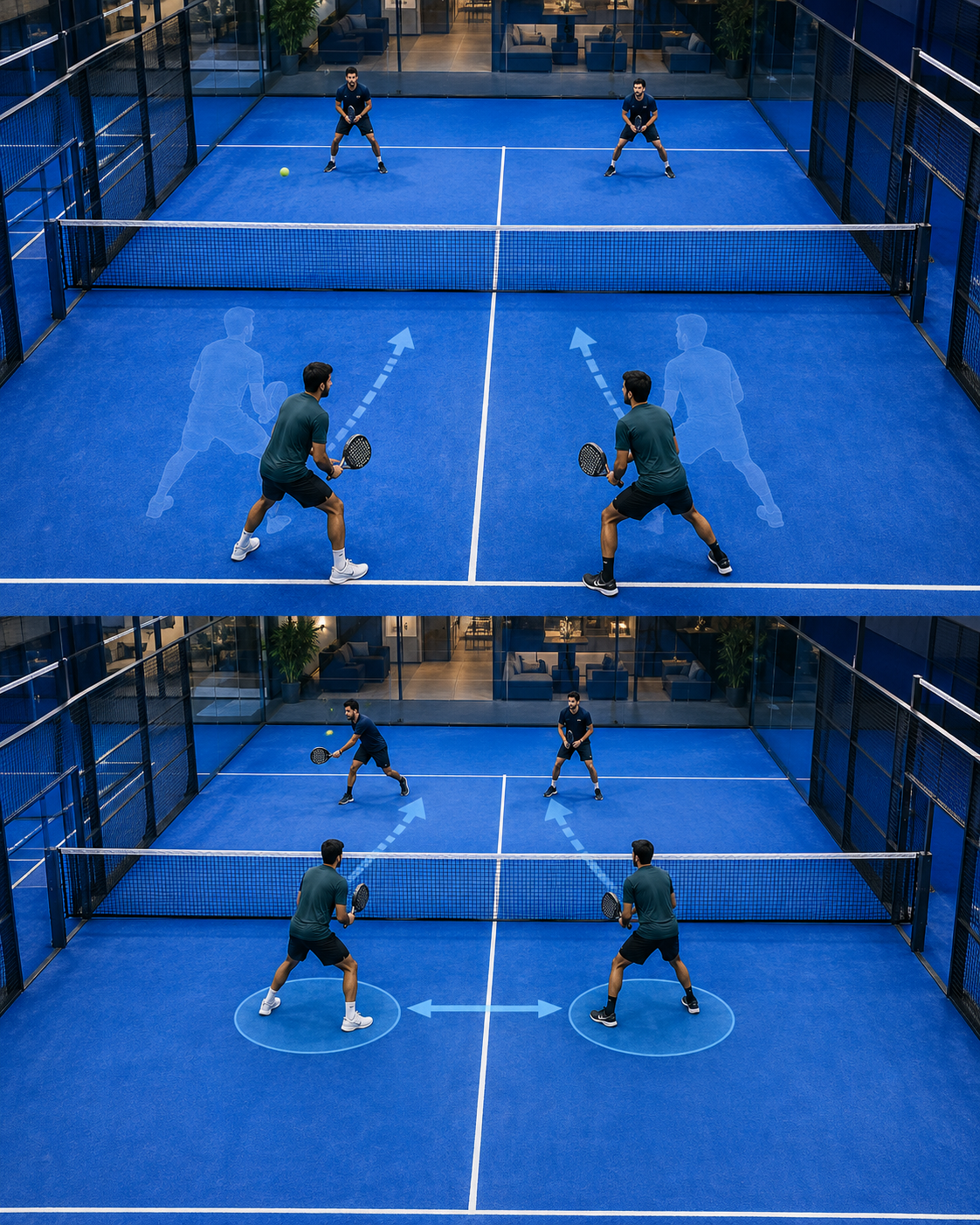 Padel Court Positioning | Where to Stand and How to Move With Your Partner